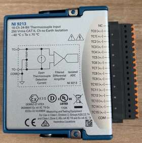 16-ch National Instruments 9213 Ni Thermocouple Input 24-bit