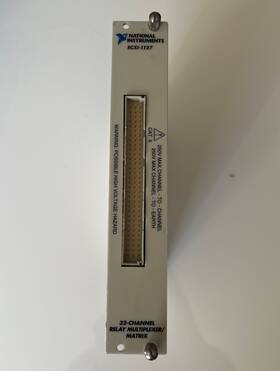 Ni-scxi-1127 National Instruments Ni Scxi-1127 High-voltage Electromechanical Relay Multiplexer