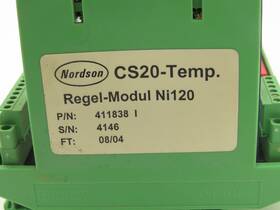 Cs20-temp Nordson G411838 Ni120 Temperature Controller Assembly Input Output Module