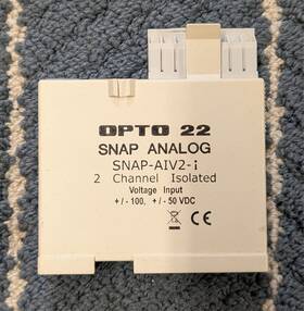 Snap-aiv2-1 Opto 22 Isolated Voltage Input 2-channel /-100v Used