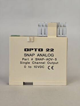 Snap-aov-5 Opto 22 / 1-ch 0-10vdc Analog Voltage Output Module