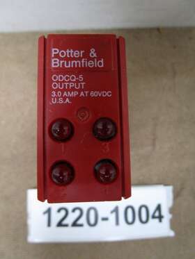 Odcq-5 Potter & Brumfield Odc5bq And Output 3 Amps 60vdc