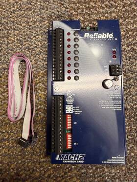 Mx5620 Reliable Controls Mach2 Expansion Card Module With Ribbon Near Mint