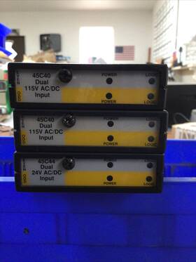 802811-rb Reliance Electric 59011-2re 3-pcs 45c40 Dual Input Module Automate Ta39ms