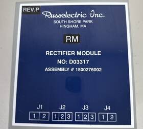 1500276002 Russelectric Rm D03317 Rectifier Module Rev P Replacement