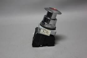 52aail2 Siemens 52pp2l2 Red Illuminated Mushroom Head Push Pull Button With