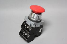 52aafd2b Siemens 52pr8ez Oil Tight Red Mushroom Head Push Button And 52baj