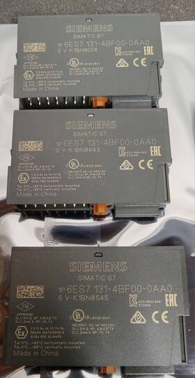 6es71314bf000aa0 Siemens Lot Of 3 6es7 131-4bf00-0aa0 Plc Input Module-tested-used