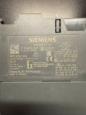 7mh4900-2aa01 Siemens Siwarex Fta Weighing Module