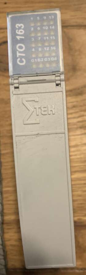 163-pre-owned Sigmatek Cto-163 Module Cto163 12-007-163 C-dias Cto