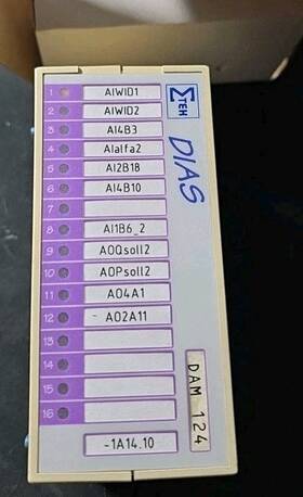 Dam124 Sigmatek Dias Dam 124 Remote I/o Module Plc Automation Control Tested Working