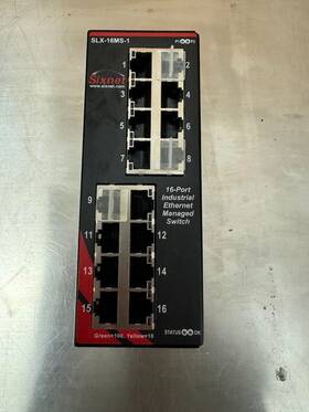 Slx-16ms-1 Sixnet Tested 16 Port Industrial Ethernet Managed Switch H13