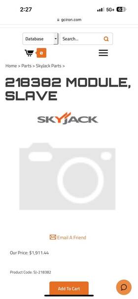 Smb1-105 Skyjack Sj66t 218382 Module Slave