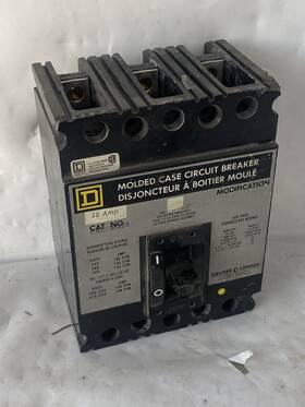 Fal36015 Square D Ser 2 Thermal Magnetic Circuit Breaker Used