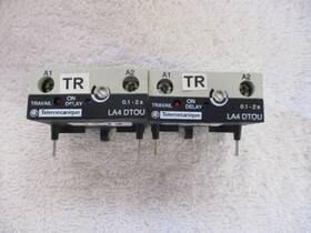 La4-dtou Telemecanique Serial Timer Module La4 Dtou Lot Of 2