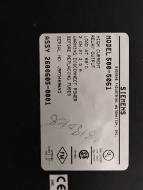 500-5061 Texas Instruments Output Module 5005061