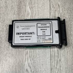 510-6201 Texas Instruments Vpu500 Siemens Model Programming Module For 510