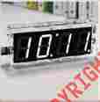 Tli048 Diy White 4 Digit Led Electronic Clock Kit Temp Indicator Light Control