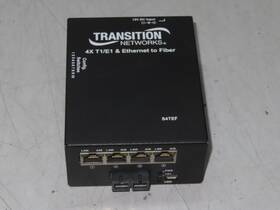 S4tef1013-100 Transition Networks S4tef Media Converter 4x T1/e1 To Fiber