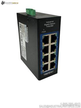 Trendnet Ti-glc80 8-port Industrial Gigabit Din-rail Switch Unmanaged