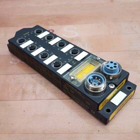 Fdnl-csg88-t Turck I/o Module 11-26 Vdc 75 Ma 8 In / Out - Used
