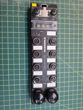 Tben-lg-8dip-8dop Turck Input Output Terminal Plc And Automated Tooling
