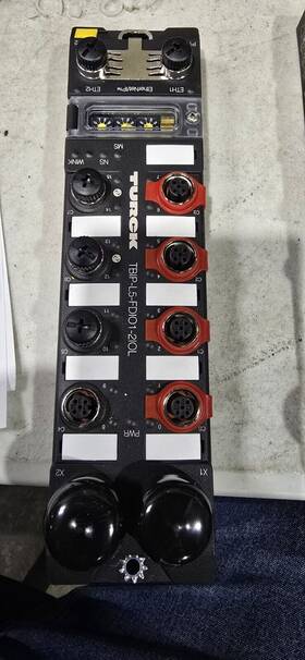 Tbip-l5-fdio1-2iol Turck Safety/ethernet I/o Block Module Cd10