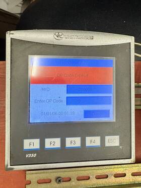 V350-35-tr34 Unitronics Used Powers On