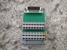 289-586 Wago 15-pole Male Connector / Terminal Bock Interface Module Used