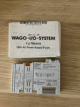 750-615 Wago Bus Power Feed With Fuse 120vac