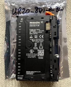 Ur20-8di-p-3w Weidmuller 1394400000 Weidmueller 8-channel U-remote Digital Input Module - 394400000