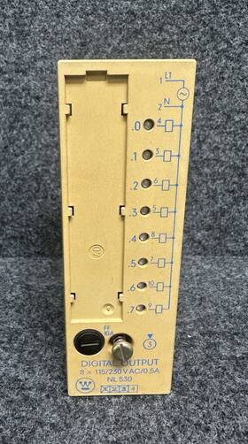 1a57375h42 Westinghouse Nl-530 Style Digital Output Module 8 X 115/230v Ac/ 0.5a