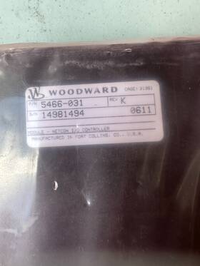 5466-031 Woodward Rev K Netcon I/o Controller