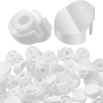 Wonderjune 50 Pcs Door Screw Hole Plugs Entry Frame Plastic,white(dia. Fixed Price $5.00.