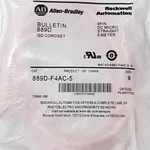 Allen Bradley 889D-F4AC-5 Ser 4-PIN Micro Str 5M Cord-us. Fixed Price $14.99.