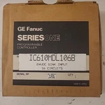 Ge Fanuc IC610MDL106B Series One 24VDC Sink Input Module Programmable Controller. Fixed Price $26.79.