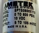 Ametek SPTG0600Z173 Pressure Transducer. Fixed Price $303.62.