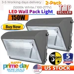 2PCS 150WATT Outdoor Led Wall Pack Light 5000K Dusk Dawn Replace 800W Mh IP65. Fixed Price $129.99.