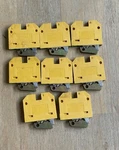 Weidmuller EK2.5N Green/yellow Terminal Blocks 2.5MM Lot Of 8. Fixed Price $12.00.