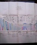 1857: By Atlas F.c.marmocchi."ideal Split Of The Earth" Sheet Cm 58X84.. Fixed Price $110.48.