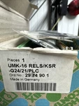 Phoenix Contact Mehrfachrelaisbaustein UMK-16 Rm 24DC/MKDS Relay Module 2972990. Fixed Price $59.99.