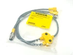 Turck VB2-RS 4.4T-0.3/2WK 4.4T-0.3/0.3/S651 Cordset U-15564. Fixed Price $37.99.