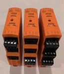 Lot Of 3 Ifm AC2267 Safety Relay Module. Fixed Price $52.92.