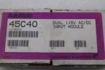 Reliance Electric Automate 45C40 Dual 115V Ac/dc Input Module Stock 5490. Fixed Price $45.00.