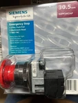 Siemens 52PP2W2AP Emergency Stop Push Button, Size 30MM New In Pack. Fixed Price $95.00.