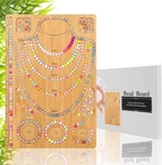 Wooden Bead Boards For Jewelry Making Bracelet Measurement Diy Design. Fixed Price $32.94.