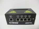 N-tron Corp 4-PORT Industrial Ethernet Switch 10-30 Vdc 0.25 Amp. Fixed Price $25.00.