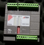 Trio P316-03007 Can 16-I/O Input/output Module 24VDC 250MA Max. Fixed Price $100.00.