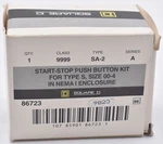Square D 9999SA-2 Start-stop Push Button Kit, Size 00-4, Class 9999, Type. Fixed Price $79.95.