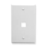 Icc Faceplate Oversized 1-PORT White IC107LF1WH Upc 633758021746. Fixed Price $16.99.